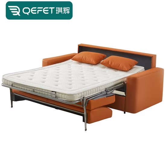 Mobília do quarto Dorminhoco Duplo Esponja Completa Confortável Novo Design Sofá de Tecido Dobrável Cama Cum