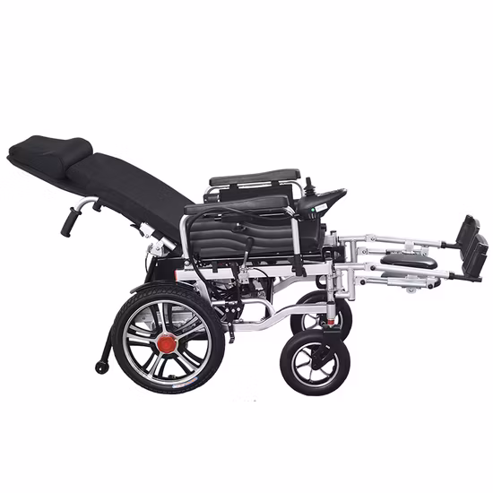 Tousda Apoio de braço reclinável Alça de freio em alumínio dobrável manual/potência/cadeira de rodas elétrica