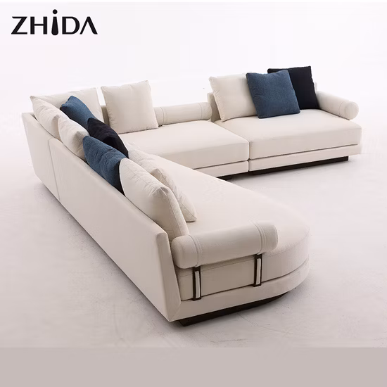 Linsy Salon Sofá Móveis Modernos Sofá seccional com armazenamento Estilo americano Conjunto de sofás de móveis para sala de estar