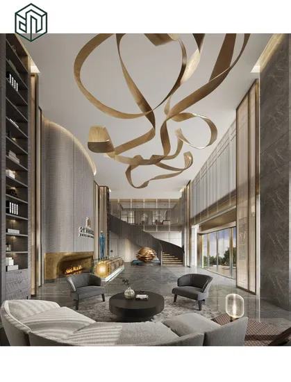Sala de estar sofisticada em forma de L sofá de tecido de canto secional com design italiano
