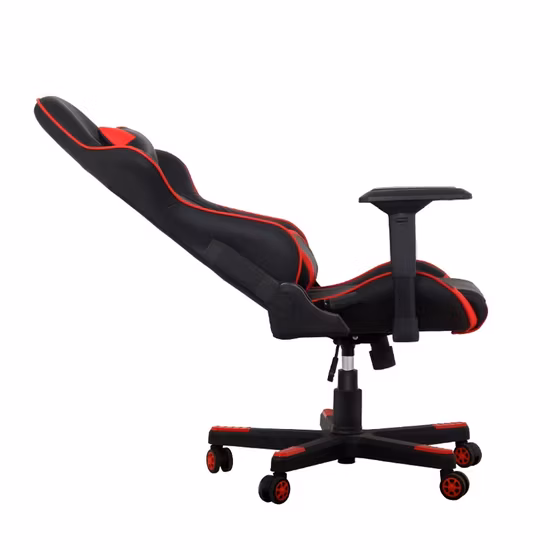 Cadeira de jogos de massagem Silla Gamer com encosto alto com giro de 360 ​​graus e reclinação traseira de 180 graus